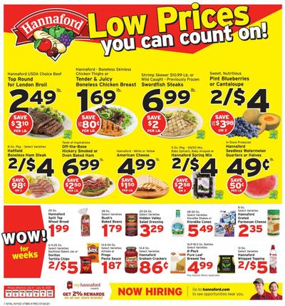 Hannaford (NY) Weekly Ad Flyer July 4 to July 10