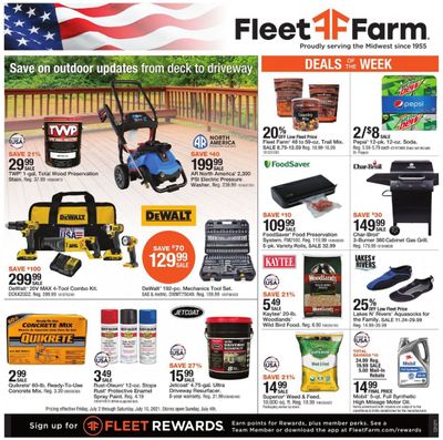 Fleet Farm (IA, MN, ND, WI) Weekly Ad Flyer July 2 to July 10