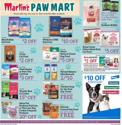 Martin’s (IN, MI) Weekly Ad Flyer July 4 to July 31