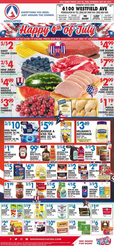 Associated Supermarkets (NY) Weekly Ad Flyer July 2 to July 8