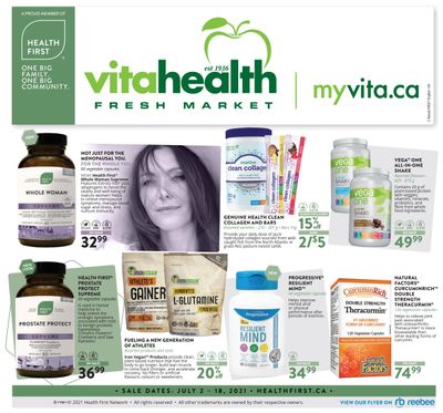 Vita Health Fresh Market Flyer July 1 to 18