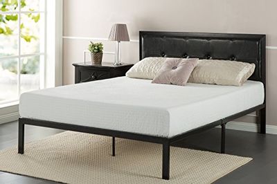 Zinus Faux Leather Classic Platform Bed Frame with Steel Support Slats, Full $159.97 (Reg $248.03)