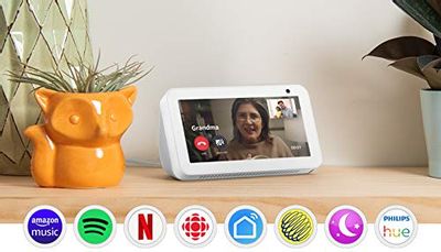 Echo Show 5 – Compact smart display with Alexa – Stay connected with video calling - Sandstone $54.99 (Reg $69.99)