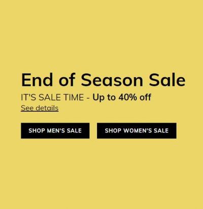 ECCO Canada End of Season Sale: Save Up to 40% OFF Many Items