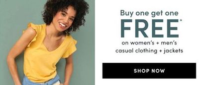Mark’s Canada Deals: Save Up to 40% OFF Shoes & Sandals + BOGO FREE Casual Clothing & Jackets + More
