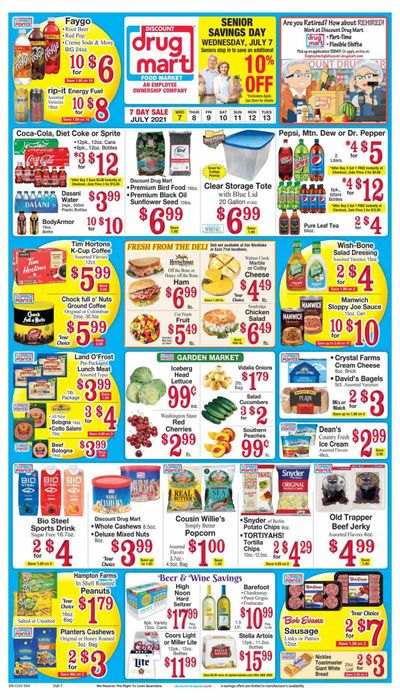 Discount Drug Mart (OH) Weekly Ad Flyer July 7 to July 13