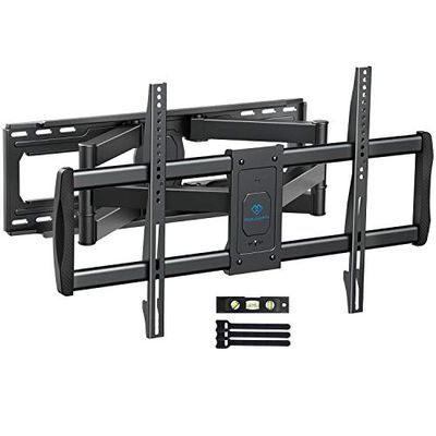 PERLESMITH TV Wall Mount Bracket Full Motion, Tilts, Swivels for most 50-90 Inch LED LCD OLED Flat Screen Plasma TVs with Dual Articulating Arms, Holds up to 165lbs VESA 800x400mm Max Stud Spacing 24 Inch $109.96 (Reg $118.96)