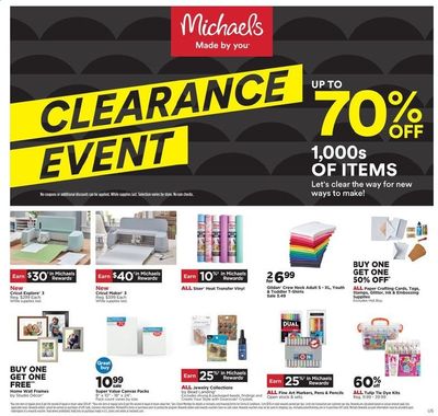 Michaels Weekly Ad Flyer July 4 to July 10