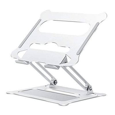 FLAGTOP Adjustable Laptop Stand for Desk, Ergonomic Portable Aluminum Laptop Desk Stand, Non-Slip, Stable, Foldable Laptop Riser, Compatible with MacBook Pro/Air and More Notebooks $23.7 (Reg $33.96)