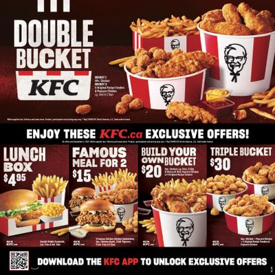 KFC Canada Coupons (AB & MB), until September 5, 2021