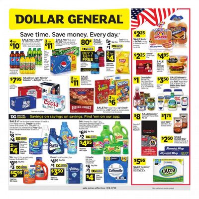 Dollar General (TX) Weekly Ad Flyer July 4 to July 10