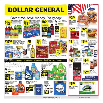 Dollar General (CA, NV) Weekly Ad Flyer July 4 to July 10