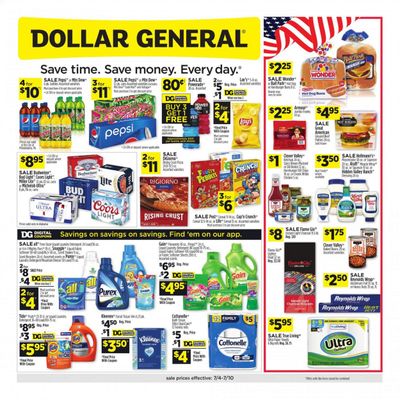 Dollar General (AL) Weekly Ad Flyer July 4 to July 10