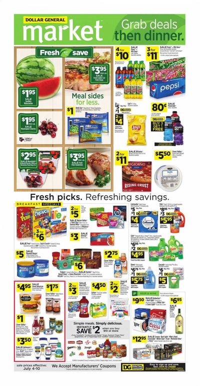 Dollar General (VA) Weekly Ad Flyer July 4 to July 10