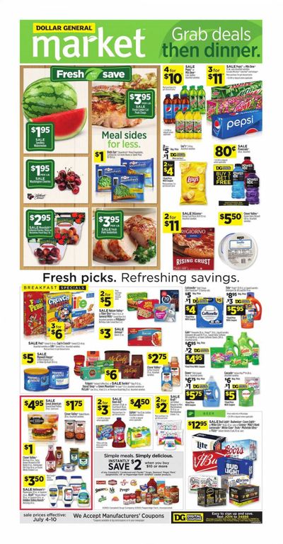 Dollar General (MS) Weekly Ad Flyer July 4 to July 10