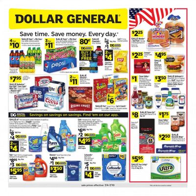 Dollar General (SC) Weekly Ad Flyer July 4 to July 10