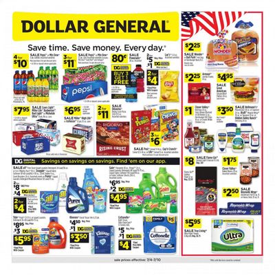 Dollar General (TN) Weekly Ad Flyer July 4 to July 10