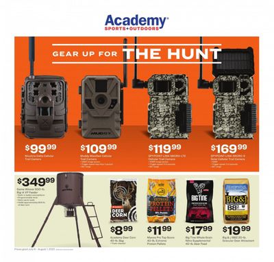 Academy Sports (AL, AR, GA, LA, MO, NC, SC, TN, TX) Weekly Ad Flyer July 6 to August 1