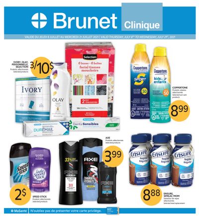 Brunet Clinique Flyer July 8 to 21