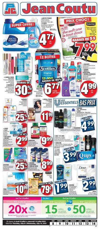 Jean Coutu (QC) Flyer July 8 to 14