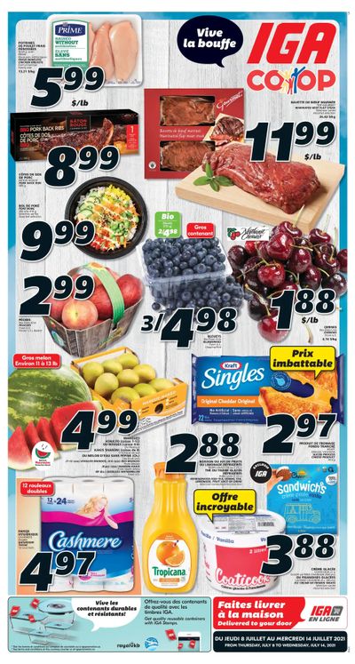 IGA (NB) Flyer July 8 to 14