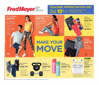 Fred Meyer (DC, DE, NJ, NY, PA, VA) Weekly Ad Flyer July 7 to July 13