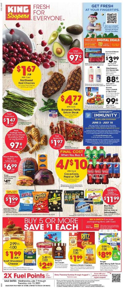 King Soopers (CO) Weekly Ad Flyer July 7 to July 13
