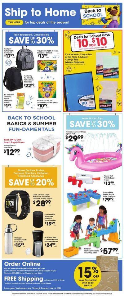 Smith's (AZ, ID, MT, NM, NV, UT, WY) Weekly Ad Flyer July 7 to July 13