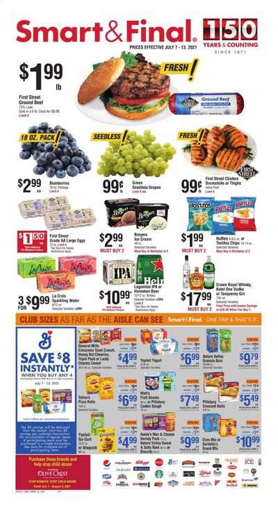 Smart & Final (AZ, CA) Weekly Ad Flyer July 7 to July 13