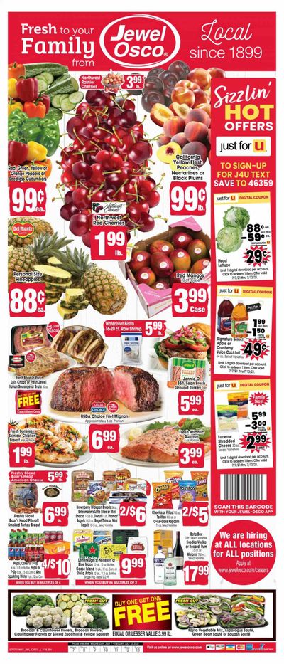 Jewel Osco (IL) Weekly Ad Flyer July 7 to July 13