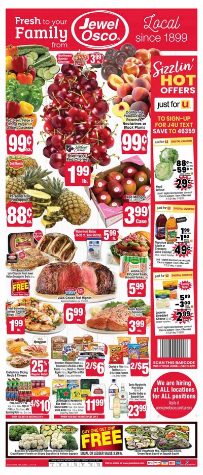 Jewel Osco (IA) Weekly Ad Flyer July 7 to July 13