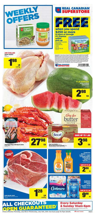 Real Canadian Superstore (ON) Flyer July 8 to 14