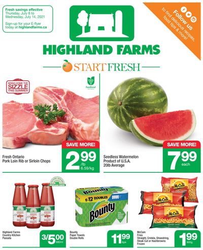 Highland Farms Flyer July 8 to 14