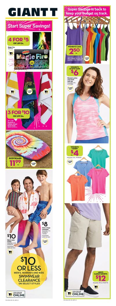 Giant Tiger (West) Flyer July 7 to 13
