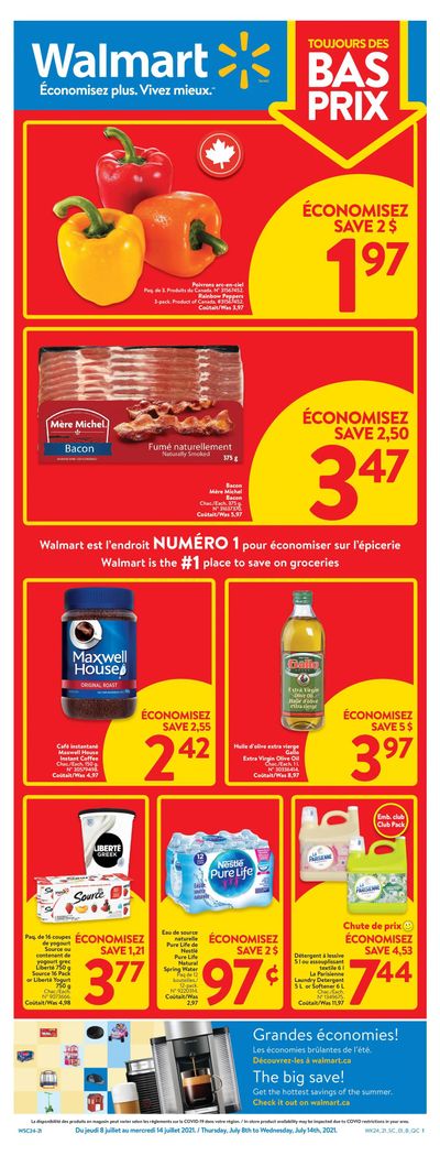Walmart (QC) Flyer July 8 to 14