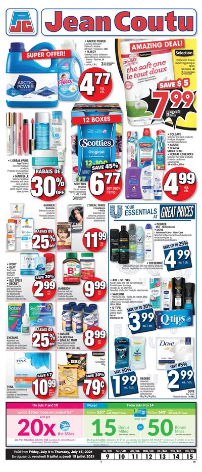 Jean Coutu (ON) Flyer July 9 to 15