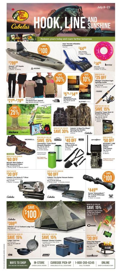 Bass Pro Shops Flyer July 8 to 21