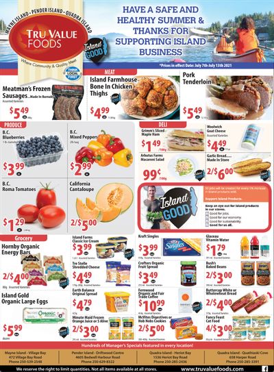 Tru Value Foods Flyer July 7 to 13