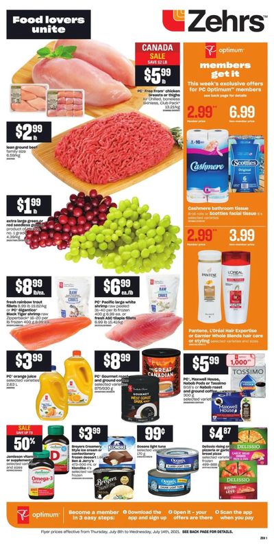 Zehrs Flyer July 8 to 14
