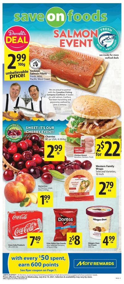 Save on Foods (BC) Flyer July 8 to 14