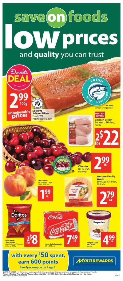 Save on Foods (SK) Flyer July 8 to 14
