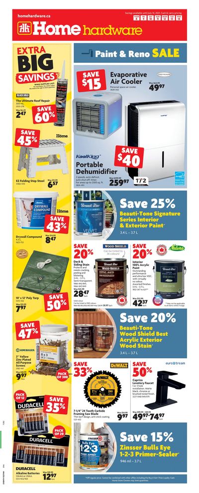 Home Hardware (ON) Flyer July 8 to 14