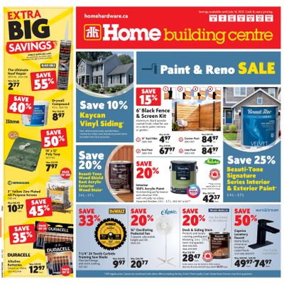 Home Building Centre (Atlantic) Flyer July 8 to 14