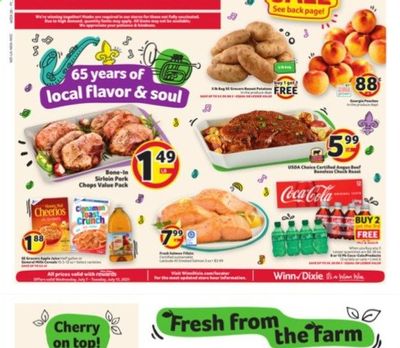 Winn Dixie (AL, FL, GA, LA) Weekly Ad Flyer July 7 to July 13