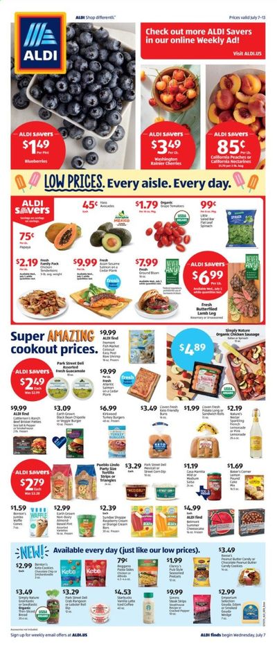 ALDI (FL, IL, TX) Weekly Ad Flyer July 7 to July 13