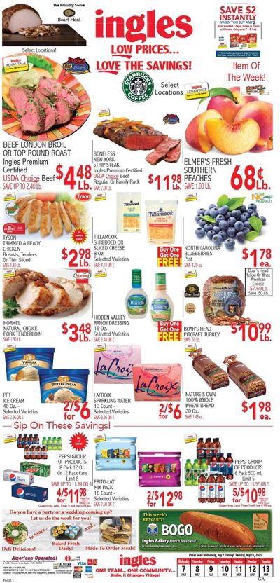 Ingles (GA, NC, SC, TN) Weekly Ad Flyer July 7 to July 13