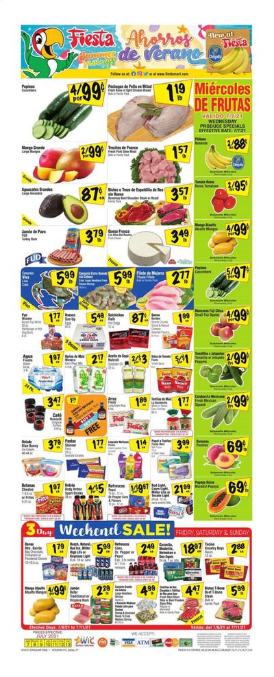 Fiesta Mart (TX) Weekly Ad Flyer July 7 to July 13