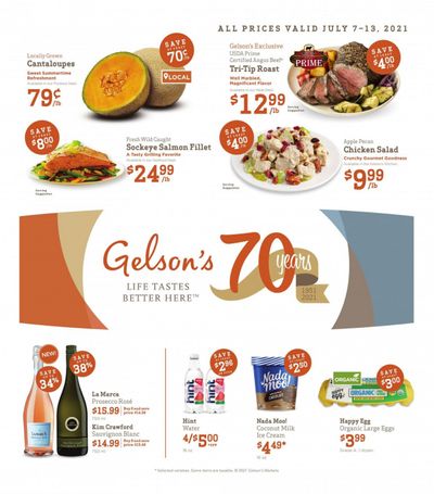 Gelson's (CA) Weekly Ad Flyer July 7 to July 13