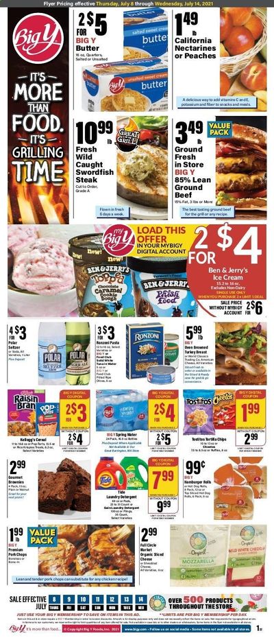 Big Y (MA) Weekly Ad Flyer July 8 to July 14
