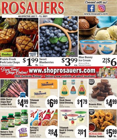 Rosauers (ID, MT, OR, WA) Weekly Ad Flyer July 7 to July 13